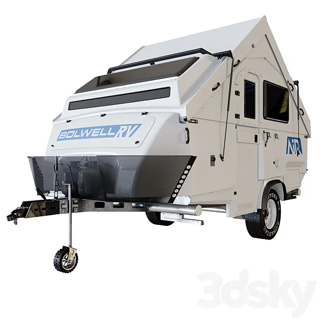 Bolwell AIR Compact Caravan Camper Trailer 3ds Max