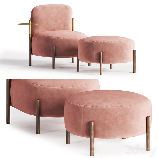 Bolzan Letti Flag Chair 3dsMax Model