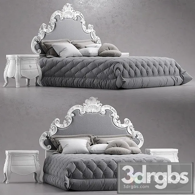 Bolzan Letti Florence Chic Bed 3dsmax Download