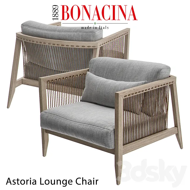 BONACINA ASTORIA Lounge Chair 3DS Max Model