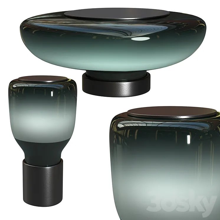 Bonaldo acquerelli table lamp 3DS Max