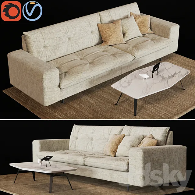 BONALDO AVARIT SOFA 3DS Max Model