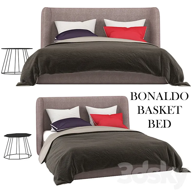 BONALDO Basket Bed 3ds Max