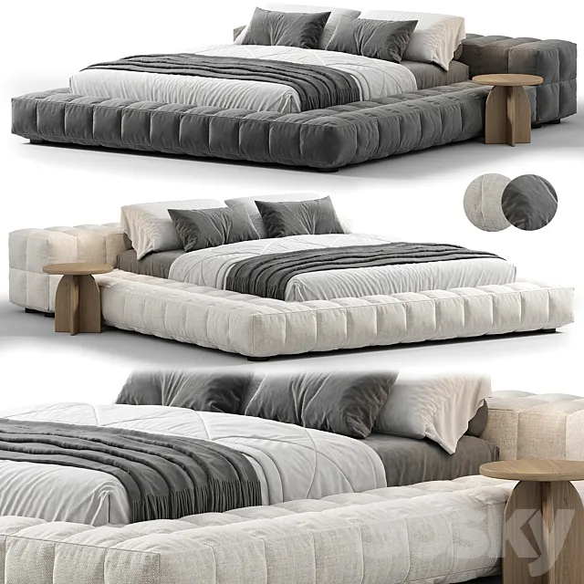 BONALDO BED SQUARING 3ds Max