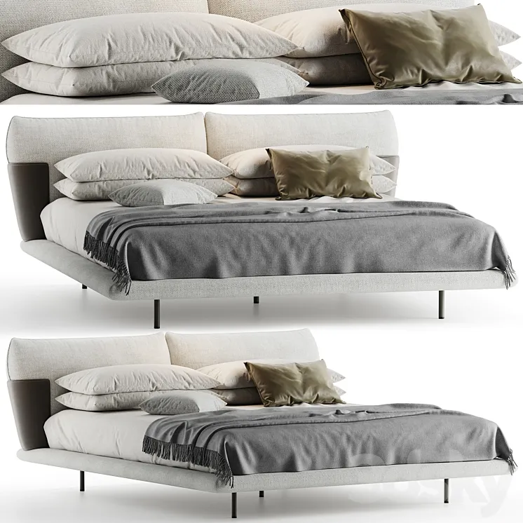 Bonaldo Blend bed 3DS Max