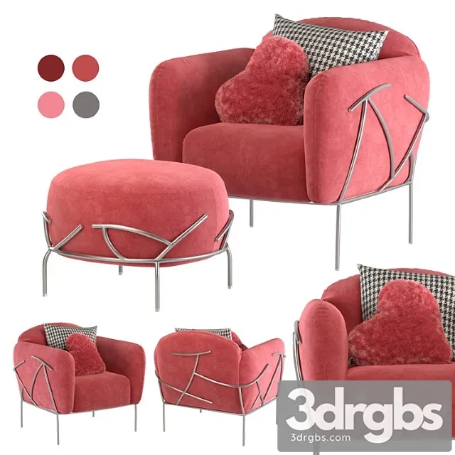 Bonaldo corallo armchair