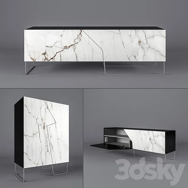 Bonaldo doppler k-sideboard 3ds Max