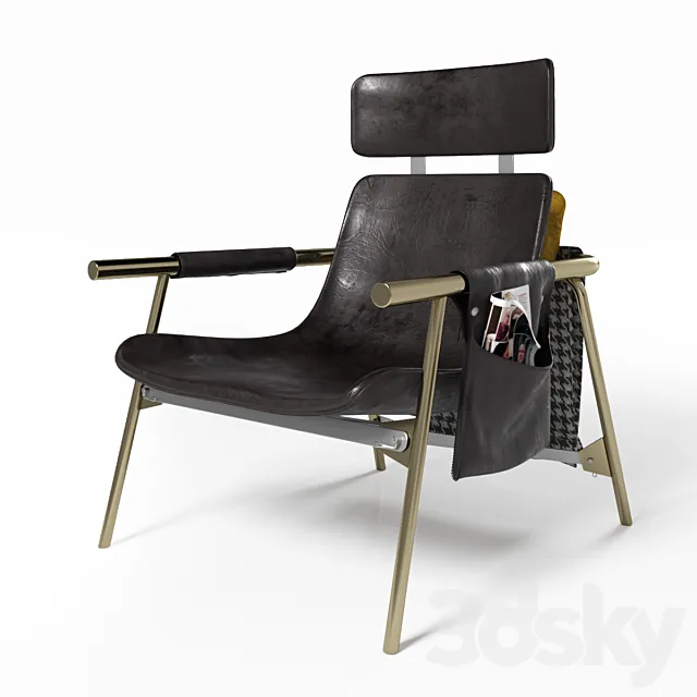 Bonaldo Eddy Armchair 3ds Max