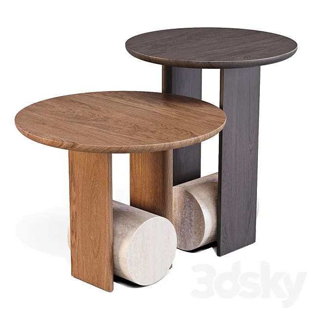 Bonaldo: Element – Side Tables 3dsMax Model