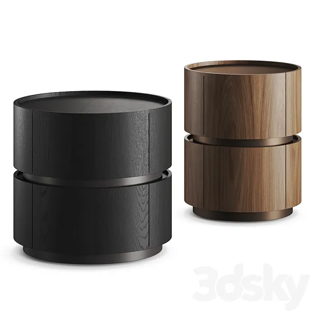 Bonaldo Moneypenny Bedside Tables 3ds Max