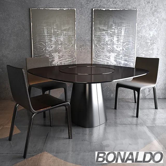 Bonaldo Mythos table 3ds Max