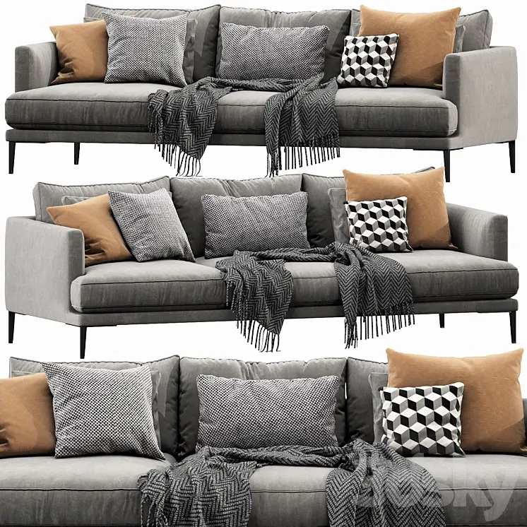 Bonaldo paraiso 3 seater 3DS Max