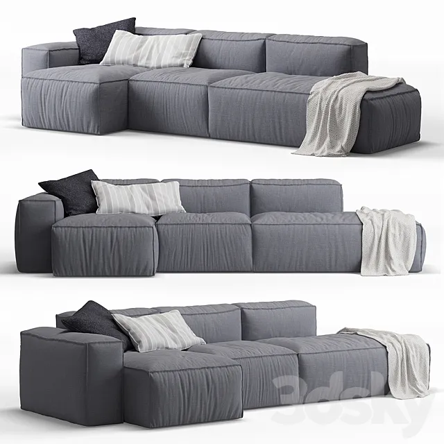 Bonaldo Peanut B Lounge Sofa 3ds Max