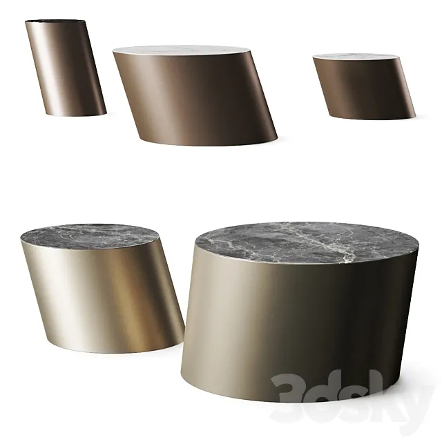 Bonaldo Pisa Coffee Tables 3ds Max