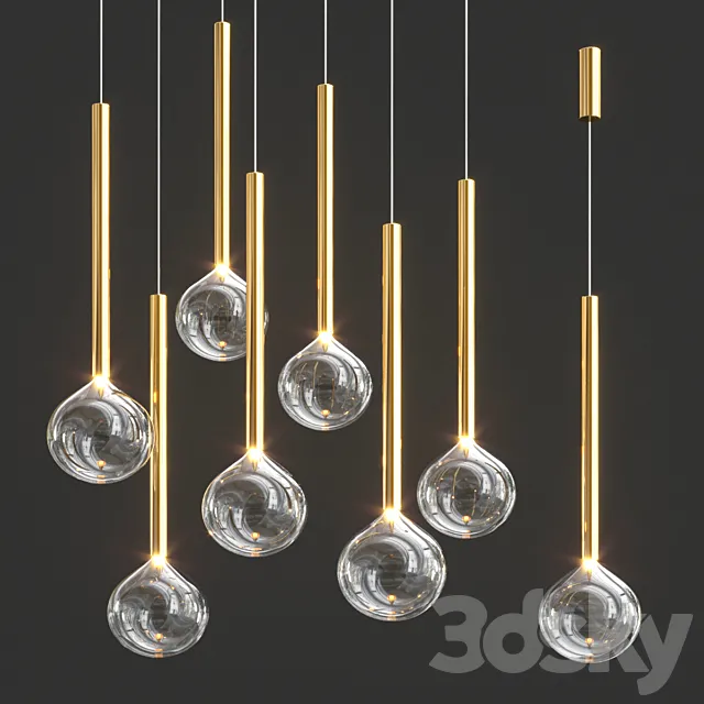 Bonaldo Sofi Pendant Lamp 3DS Max Model