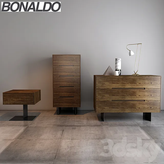 Bonaldo Wai and Gala 3ds Max