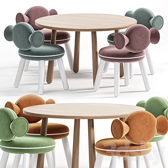 Bonbon Chair By Circu 3ds Max