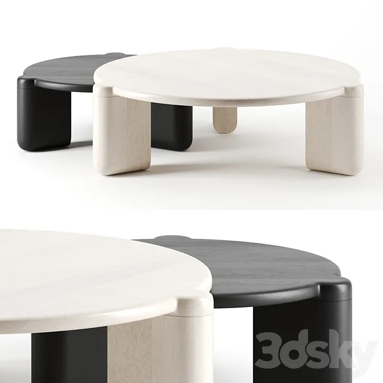 Bone coffee table by Radnor 3DS Max Model
