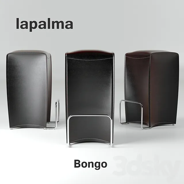 Bongo lapalma Bar stool 3DS Max Model