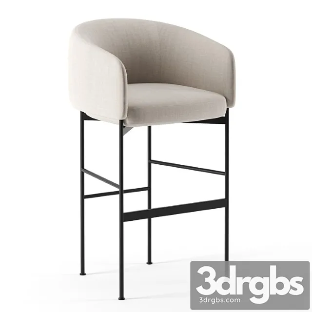 Bonnet Bar Chair By Adea 3dsmax Download