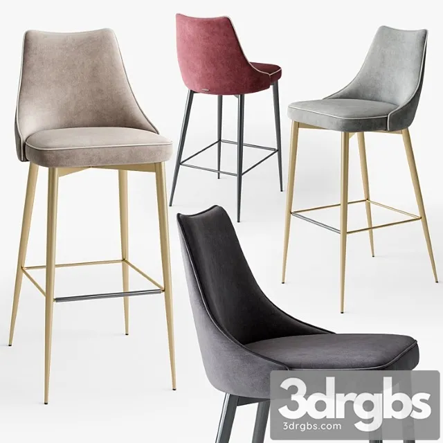 Bontempi clara barstool