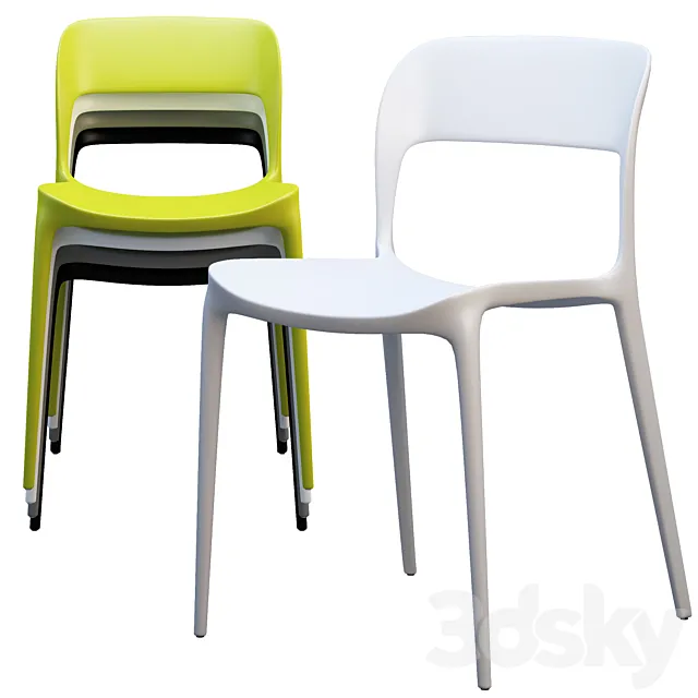 Bontempi Gipsy Dining Chair 3ds Max