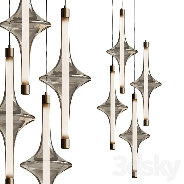 bontempi rain pendant lamp 3ds Max