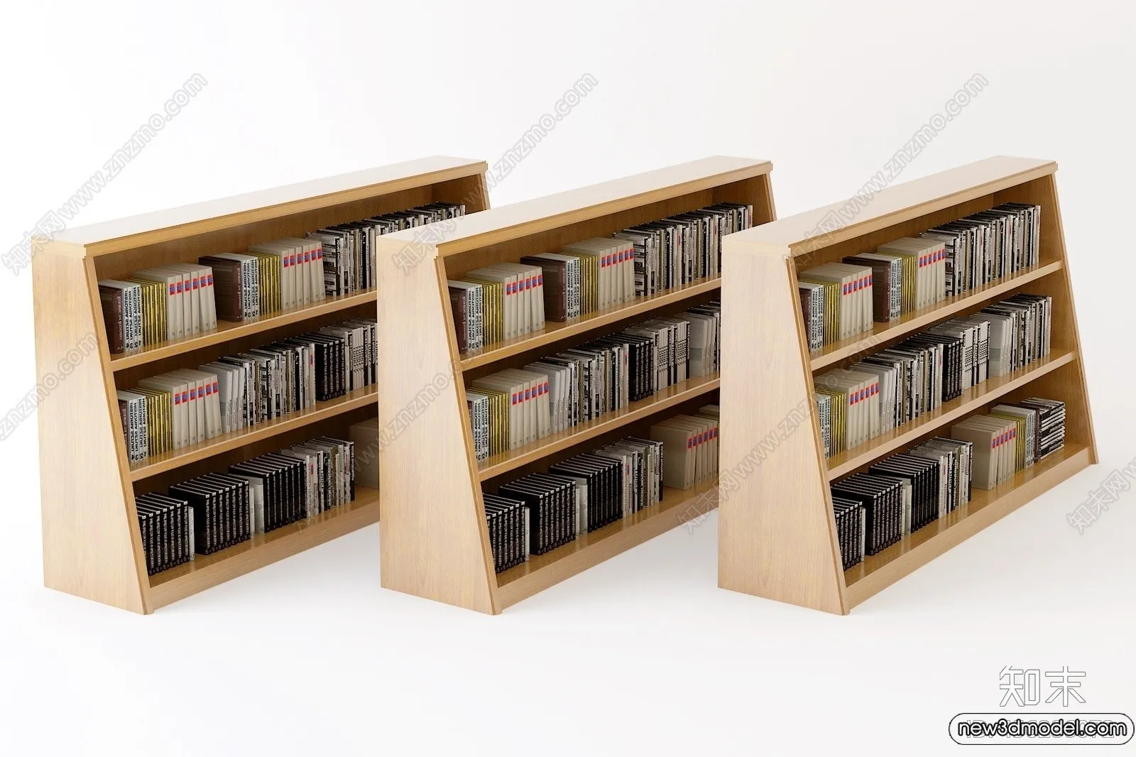 Book Case 3D Furniture Models – Interior 3D Model – 010