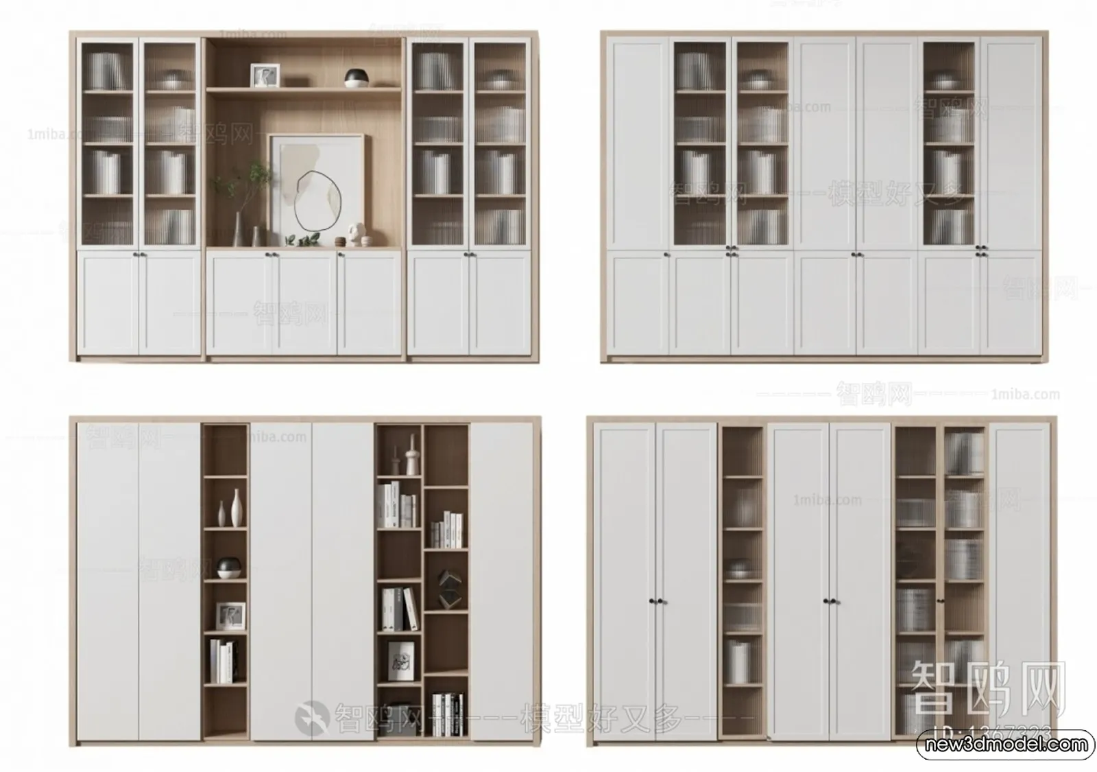 Book Case 3D Furniture Models – Interior 3D Model – 013