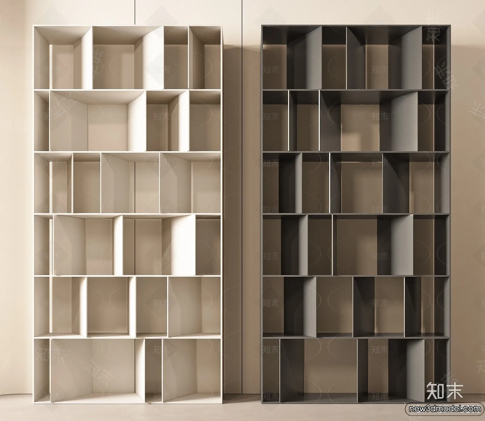 Book Case 3D Furniture Models – Interior 3D Model – 029