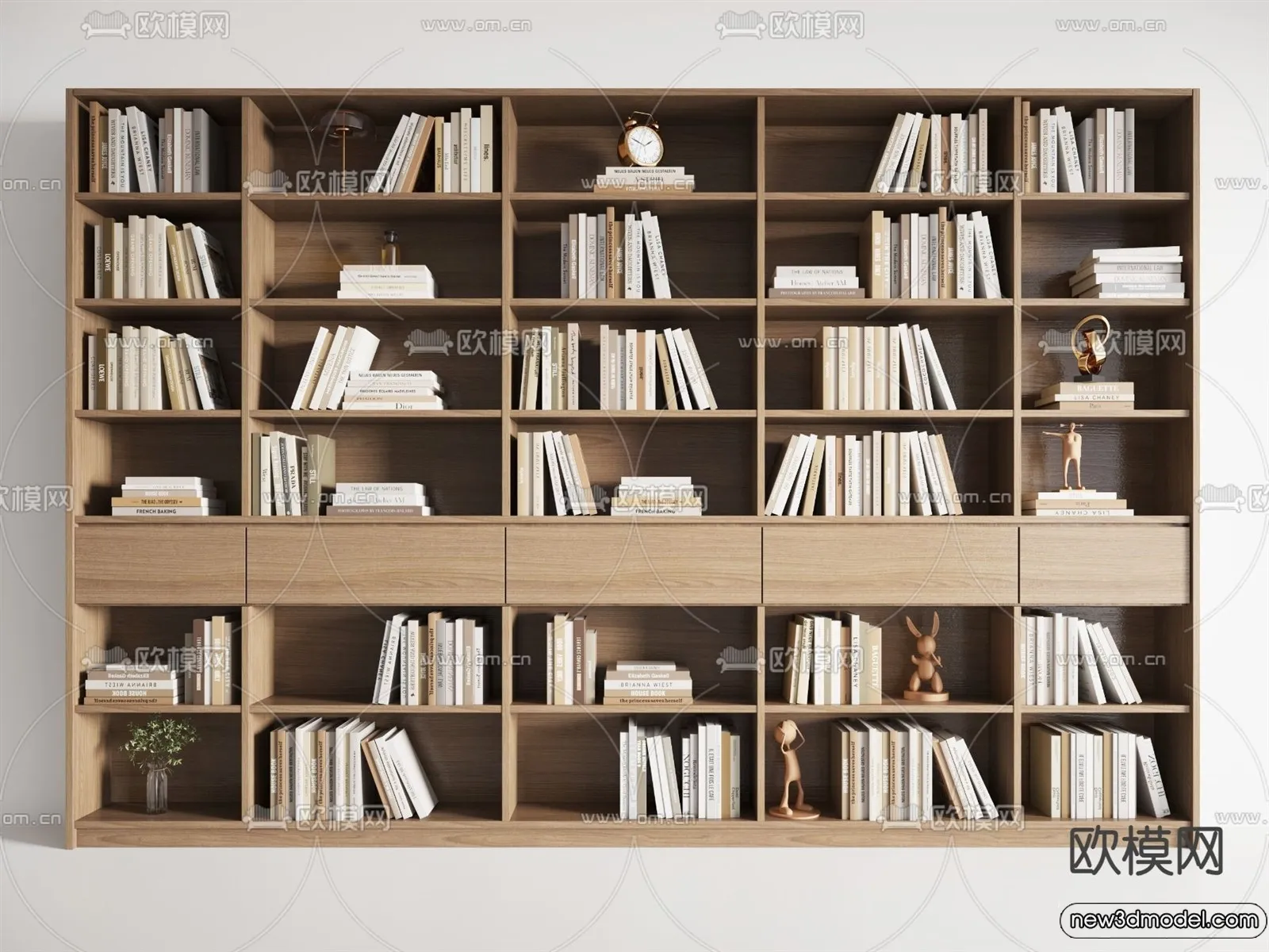 Book Case 3D Furniture Models – Interior 3D Model – 042