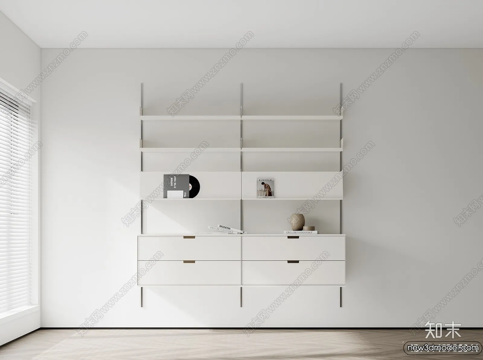 Book Case 3D Furniture Models – Interior 3D Model – 062