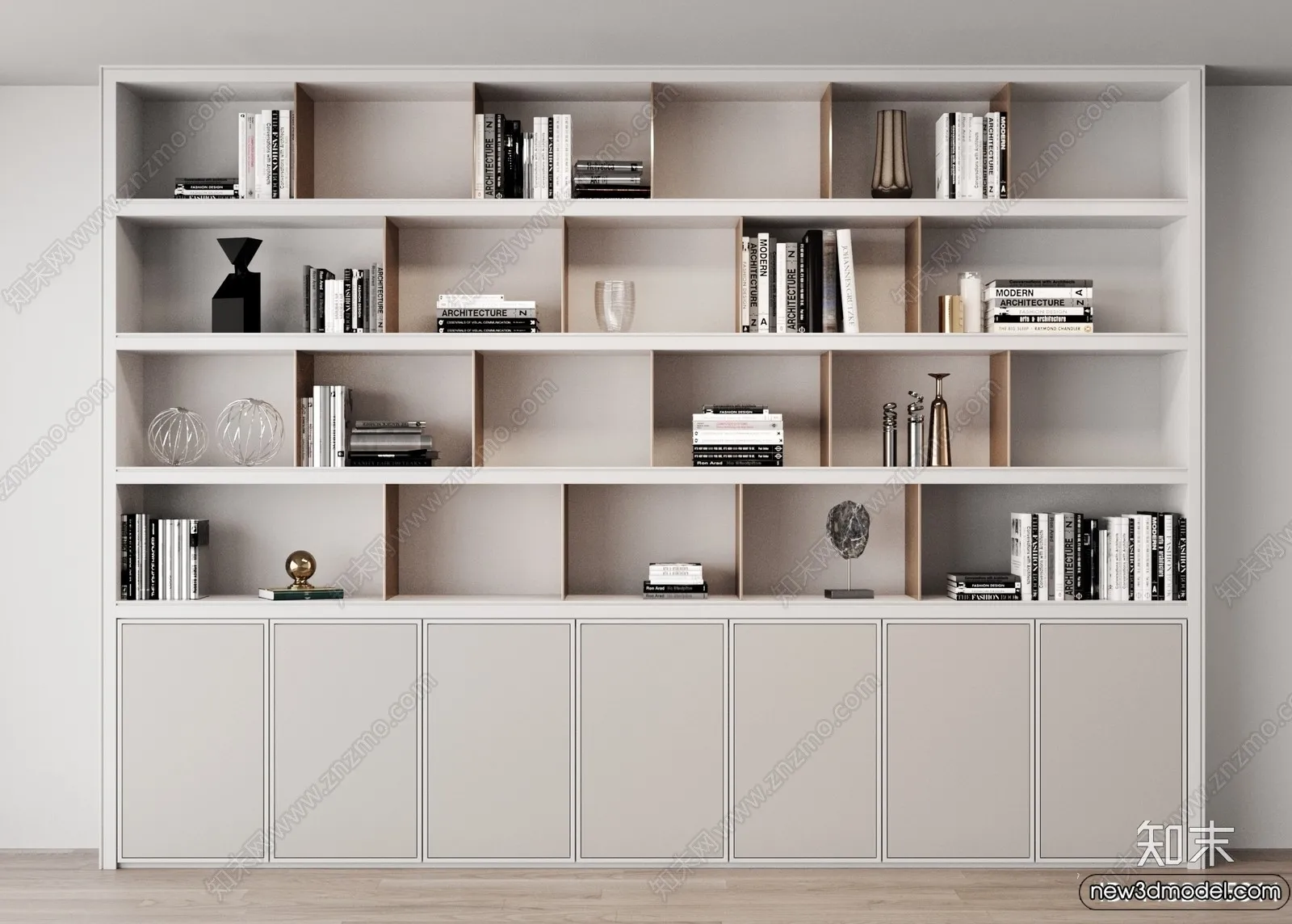 Book Case 3D Furniture Models – Interior 3D Model – 066