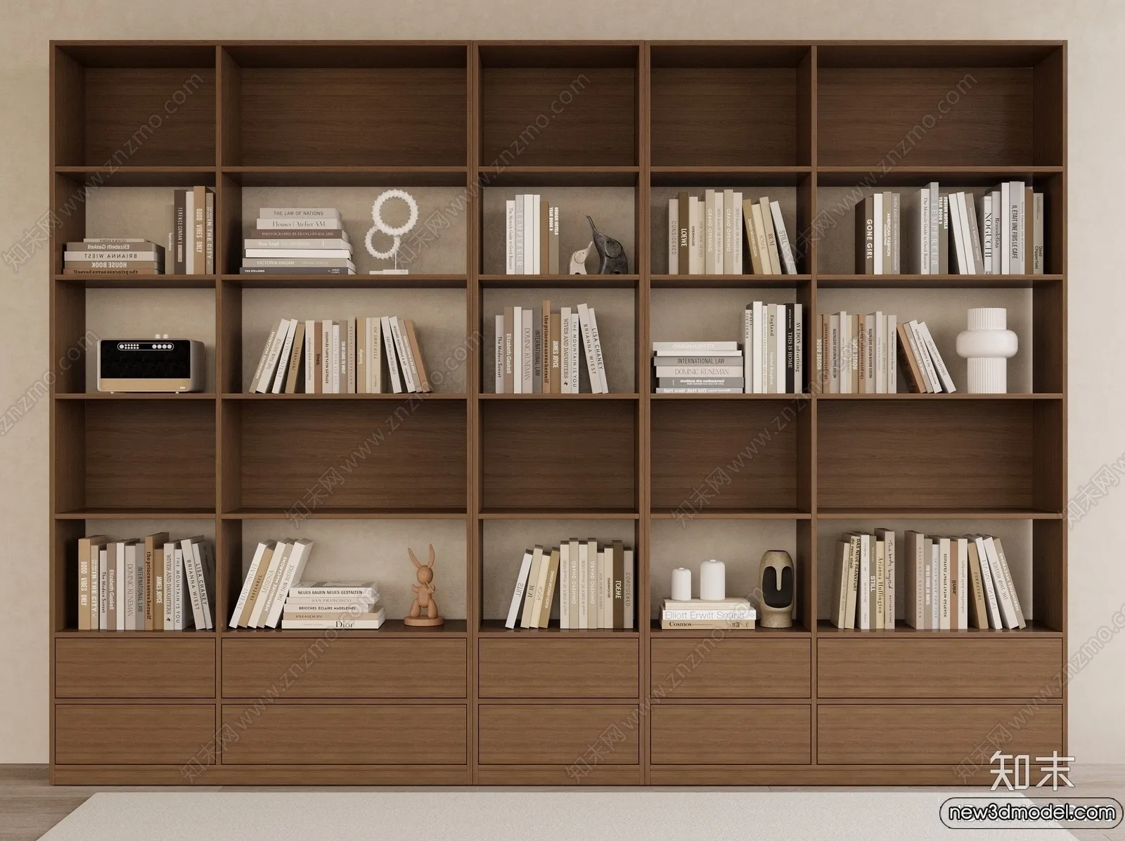 Book Case 3D Furniture Models – Interior 3D Model – 073