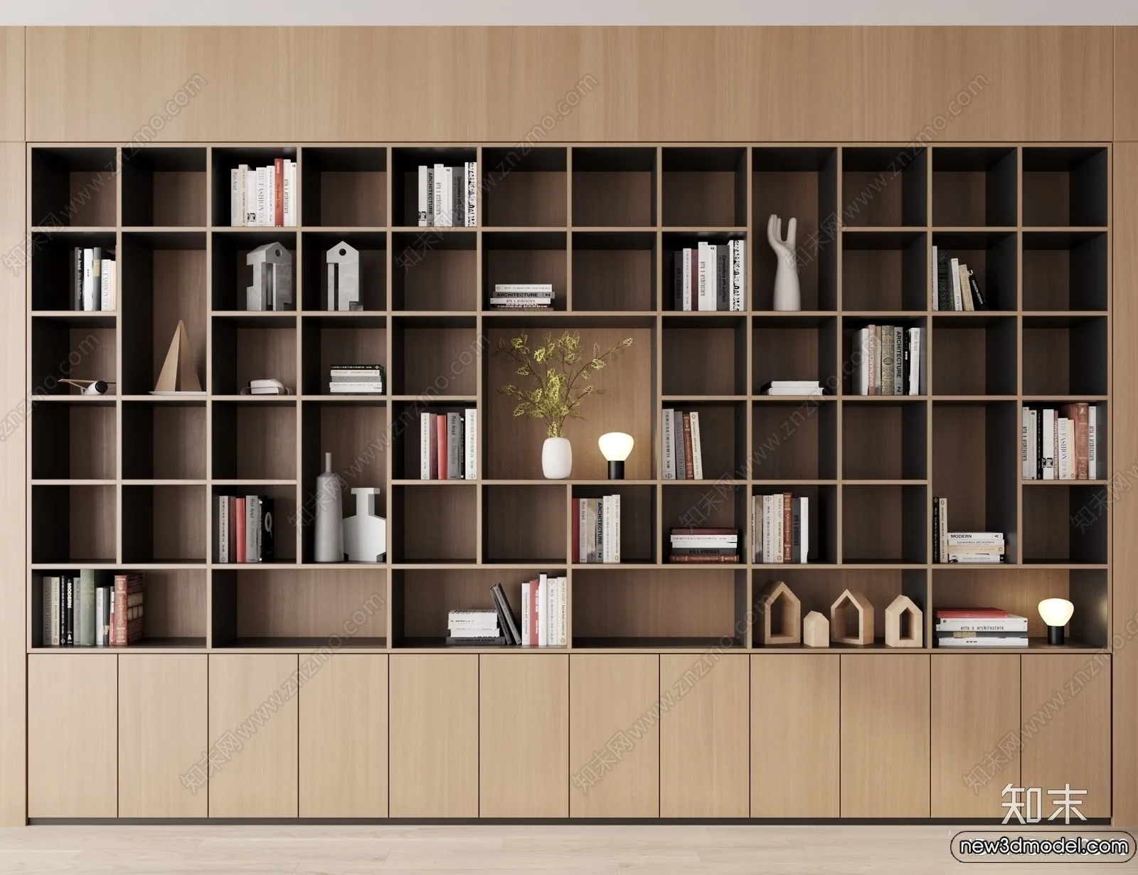 Book Case 3D Furniture Models – Interior 3D Model – 091