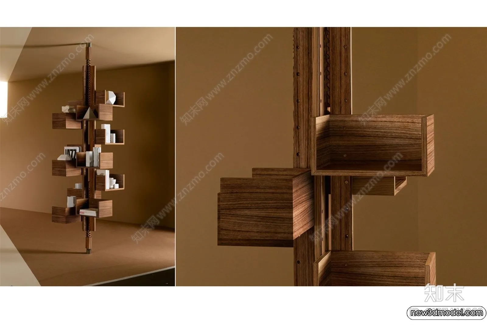 Book Case 3D Furniture Models – Interior 3D Model – 093