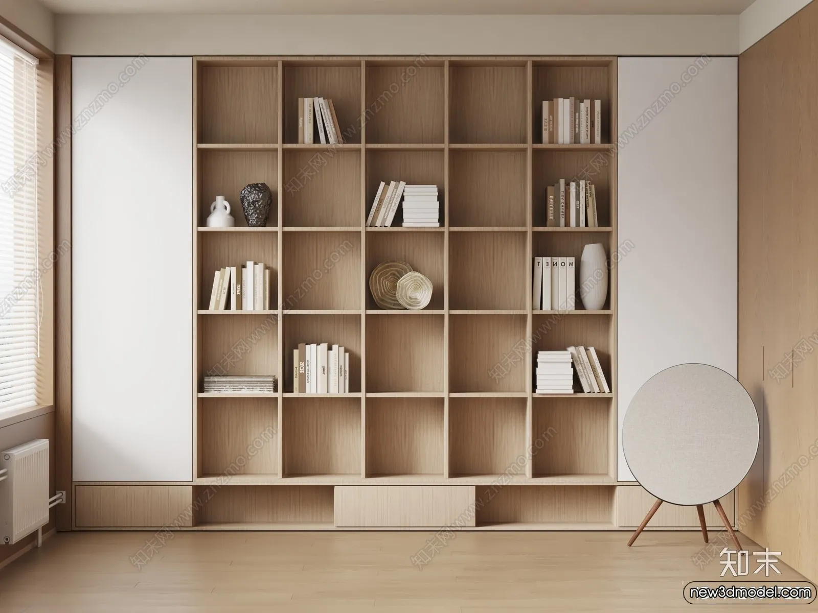 Book Case 3D Furniture Models – Interior 3D Model – 096