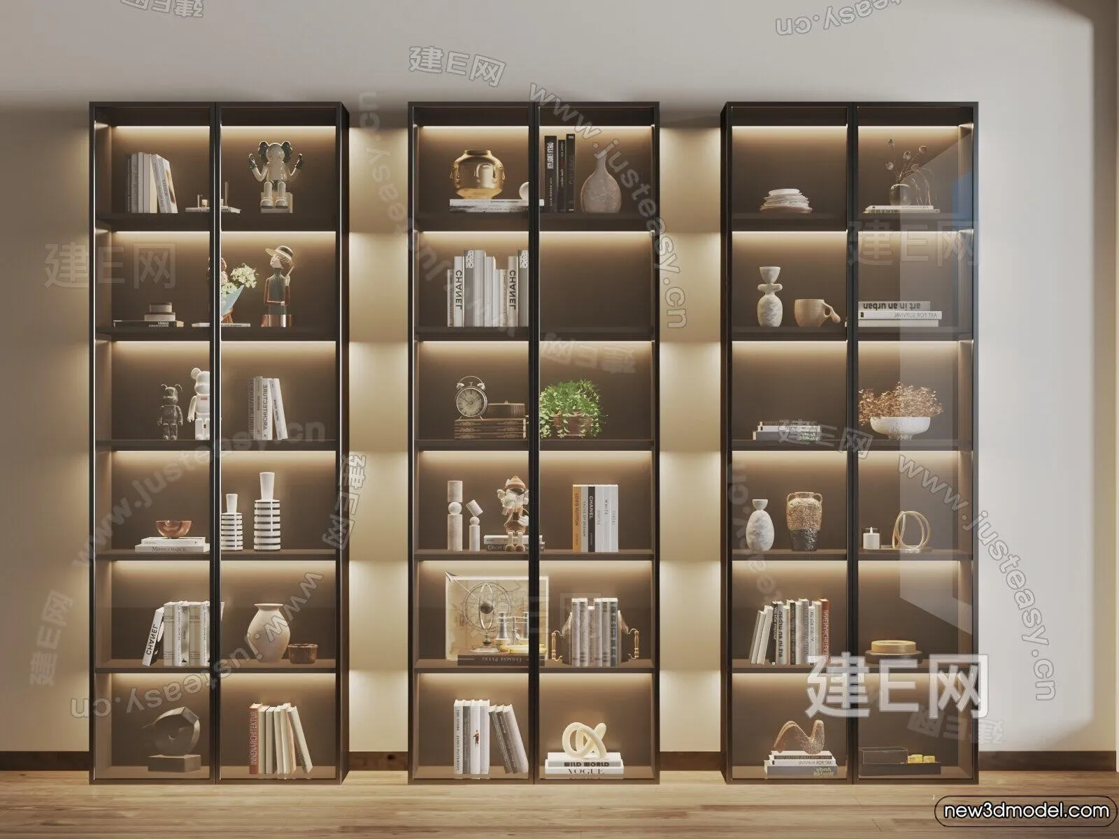 Book Case 3D Furniture Models – Interior 3D Model – 102