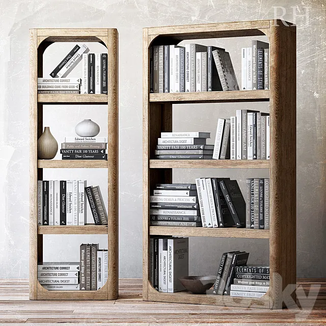 Book collection 3DS Max Model