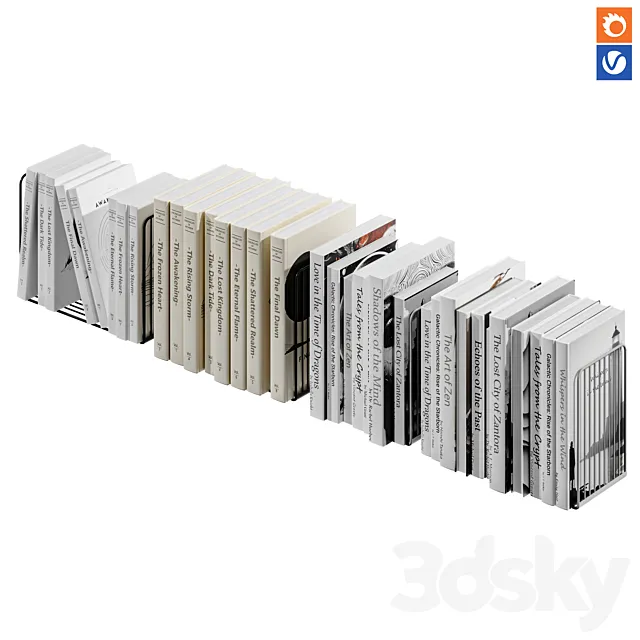 Book set-03 3ds Max