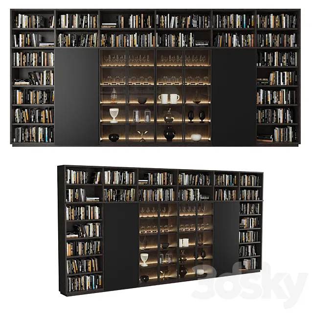 Bookcase 07 3DS Max Model