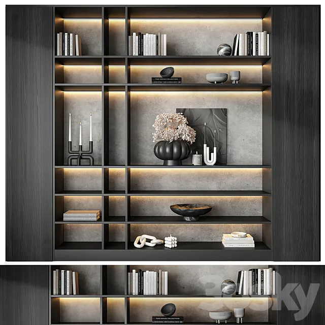 Bookcase 07 3ds Max