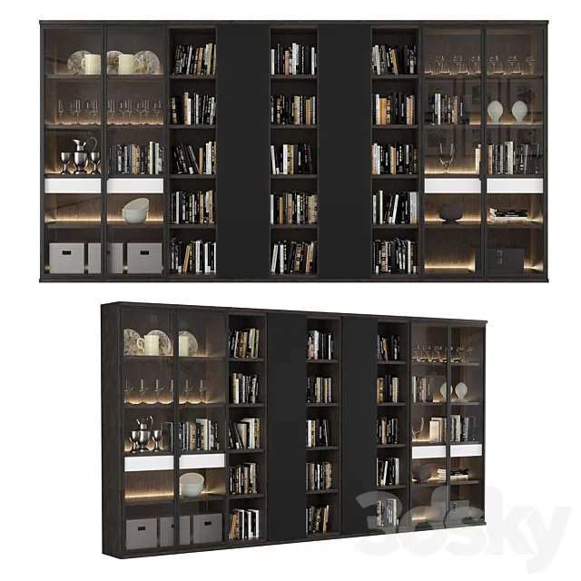 Bookcase 08 3DS Max Model