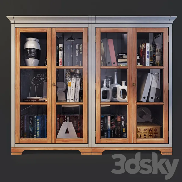 Bookcase _ sideboard. Country Club. Flai. 3ds Max