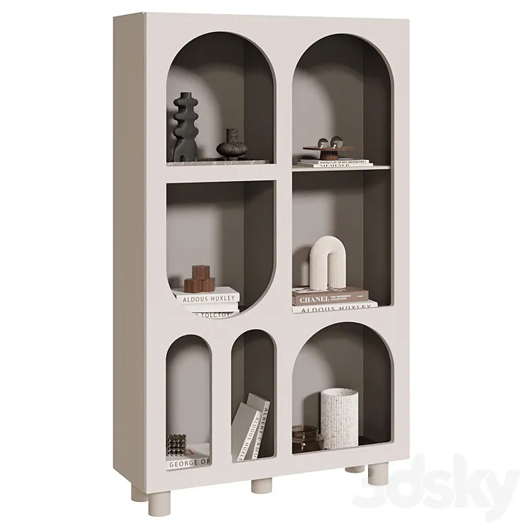 Bookcase Archy La Redoute Interieurs 3DS Max Model