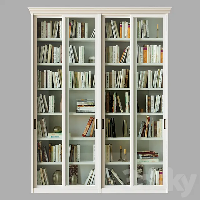 Bookcase-compartment (library) 3ds Max