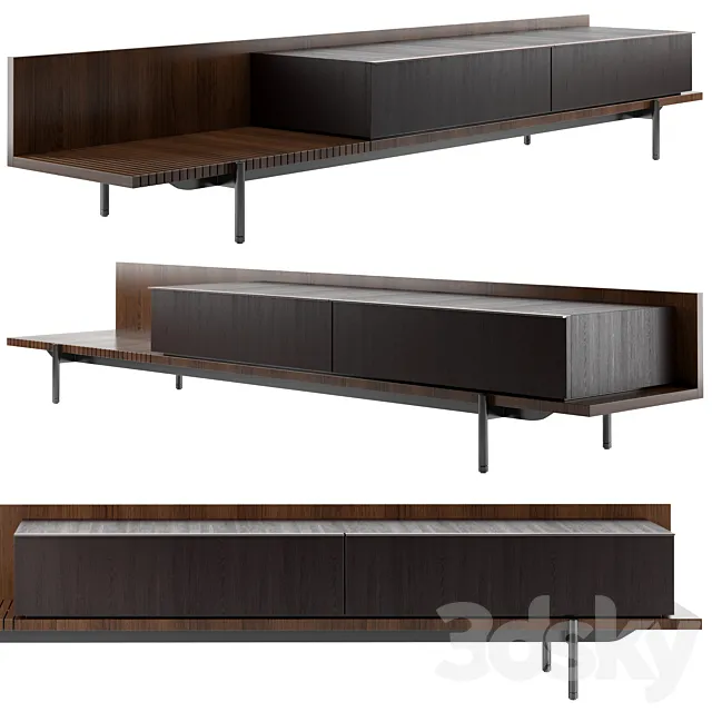 bookcase Minotti Superquadra 2021 collection ? 1 3DSMax File