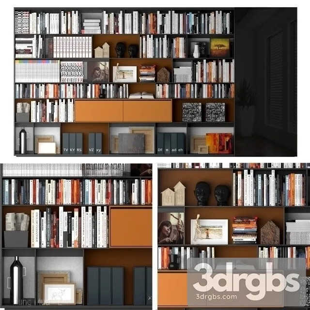 Bookcase Module 3dsmax Download