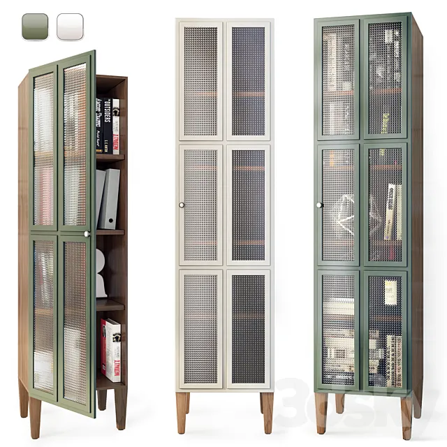 Bookcase one-door Andersen. Cabinet _ bookcase by Etg-Home 3DS Max Model