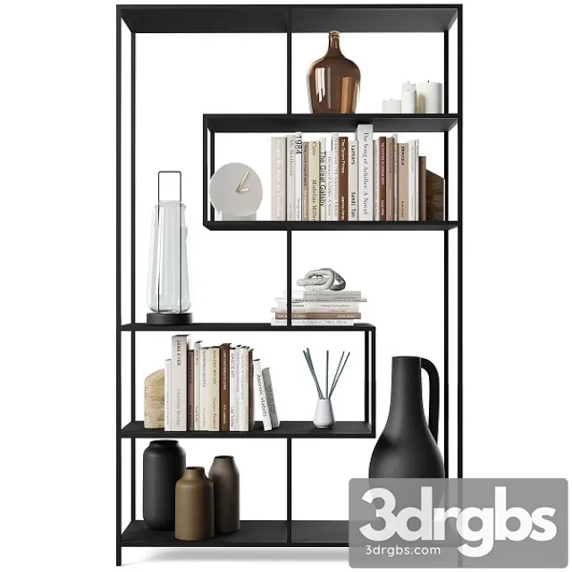 Bookcase Seaford 2 by Actona 3dsmax Download